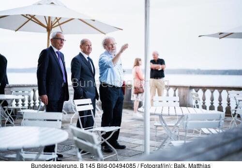 Bundeskanzler Olaf Scholz in Tutzing 2022