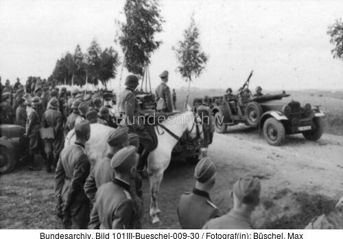 Russland, Heinrich Himmler bei Parade