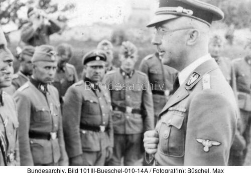 Russland, Himmler bei Angehörigen der Waffen-SS