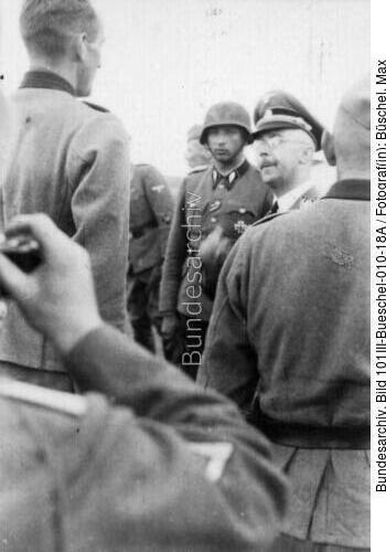 Russland, Himmler bei Angehörigen der Waffen-SS