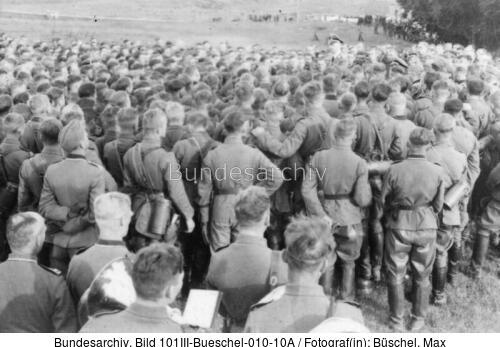 Russland, Himmler bei Angehörigen der Waffen-SS
