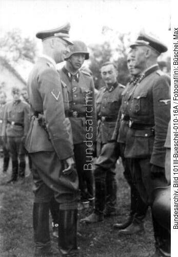 Russland, Himmler bei Angehörigen der Waffen-SS