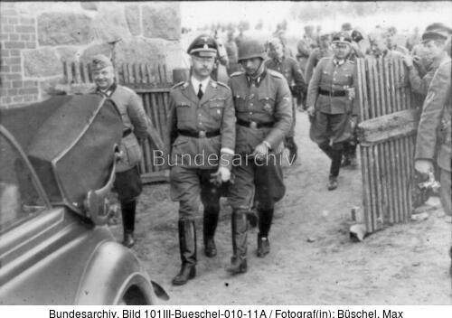 Russland, Himmler bei Angehörigen der Waffen-SS