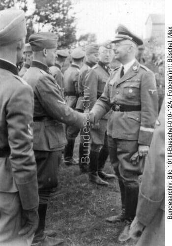 Russland, Himmler bei Angehörigen der Waffen-SS