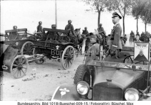 Russland, Heinrich Himmler bei Parade