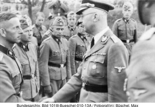 Russland, Himmler bei Angehörigen der Waffen-SS