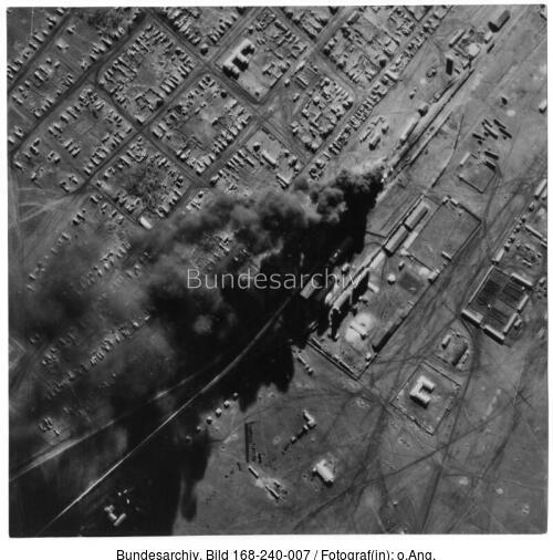 Russland, Kampf um Stalingrad, Luftbild