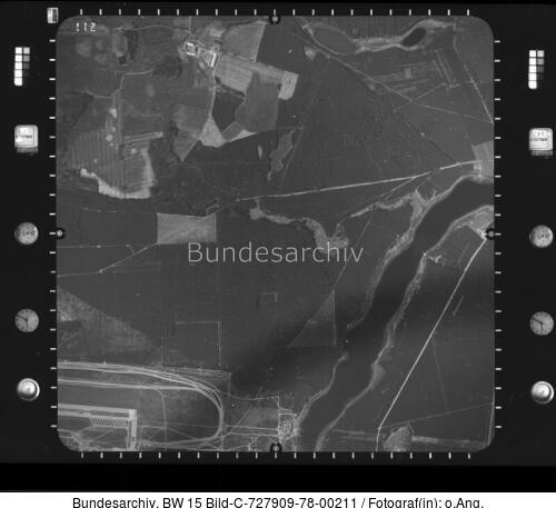 Sperrgebiet bei Groß Dölln, Luftbild