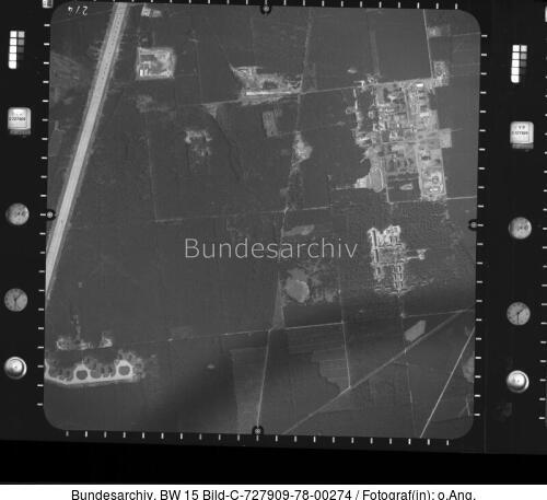 Sperrgebiet bei Groß Dölln, Luftbild