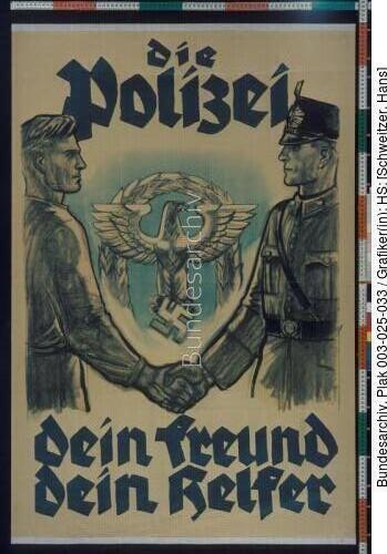 Werbung für die Polizei