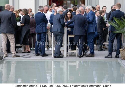 Bundeskanzler Scholz bei der Einweihung der neuen DGB-Bundeszentrale 2023