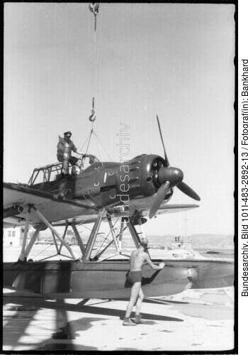 Frankreich, Flugzeug Arado Ar 196