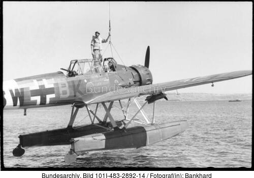Frankreich, Flugzeug Arado Ar 196