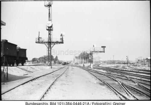 Rennes, Güterbahnhof, Ablaufhügel