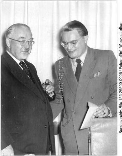 Weimar, 7. CDU-Parteitag, Nuschke, Götting