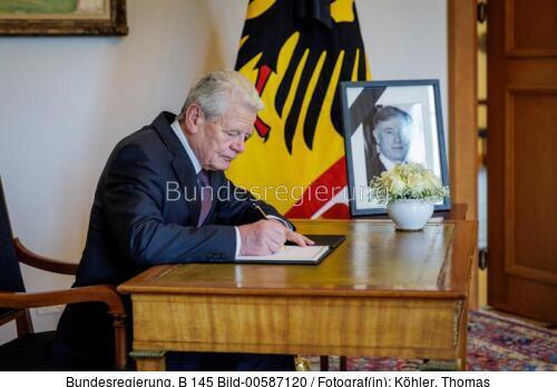 Bundespräsidenten a. D. Joachim Gauck: Tod des Bundespräsidenten a. D. Horst Köhler 2025
