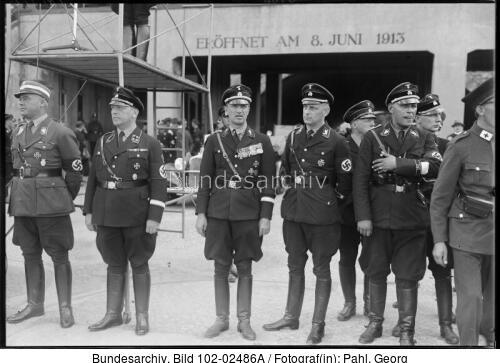 Berlin, deutsches Stadion, SS-Führer