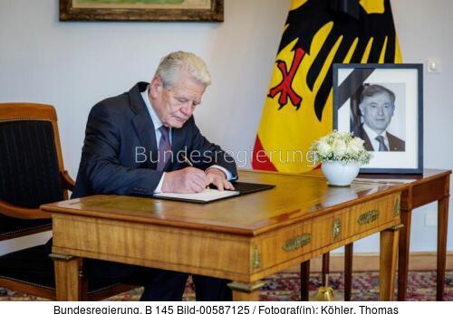Bundespräsidenten a. D. Joachim Gauck: Tod des Bundespräsidenten a. D. Horst Köhler 2025