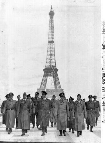 Paris, Eiffelturm, Besuch Adolf Hitler