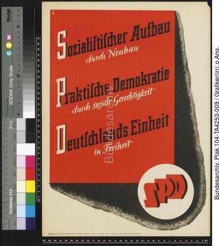 Bundestagswahl, SPD-Wahlplakat