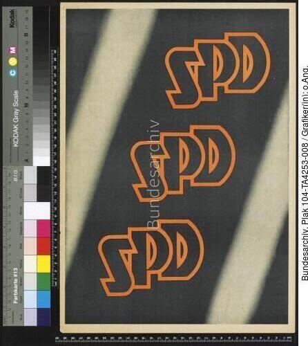 Bundestagswahl, SPD-Wahlplakat