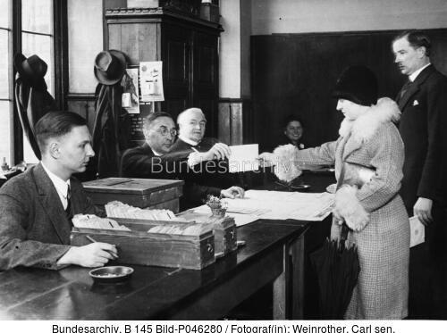 Braunschweig, Reichstagswahl, Wahllokal