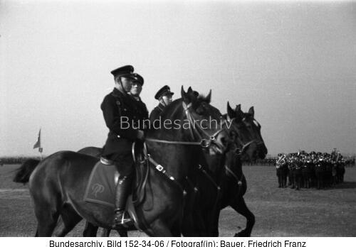 Mannheim, Besuch Heinrich Himmler, Reiter-SS