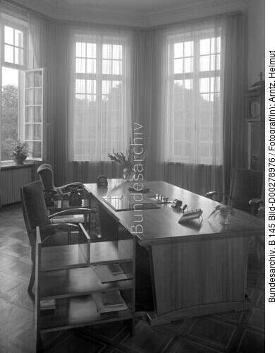 Bonn, Palais Schaumburg, Arbeitszimmer Adenauer