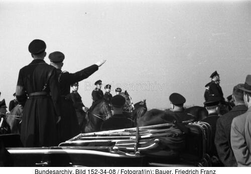 Mannheim, Besuch Heinrich Himmler, Reiter-SS