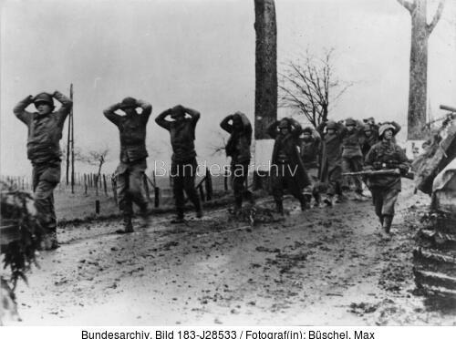 Ardennenoffensive, amerikanische Kriegsgefangene