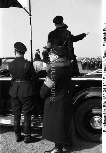 Mannheim, Besuch Heinrich Himmler, Reiter-SS