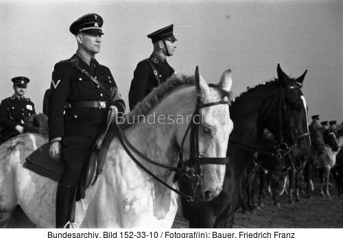 Mannheim, Besuch Heinrich Himmler, Reiter-SS