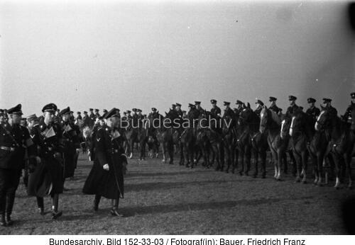 Mannheim, Besuch Heinrich Himmler, Reiter-SS