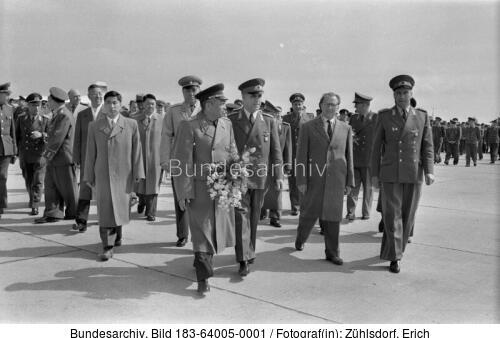 Berlin, Chinesische Militärdelegation, Peng, Honecker