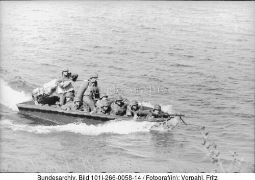 Russland, Sturmboot mit MG 34