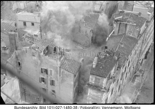 Marseille, Hafenviertel, Räumung und Zerstörung