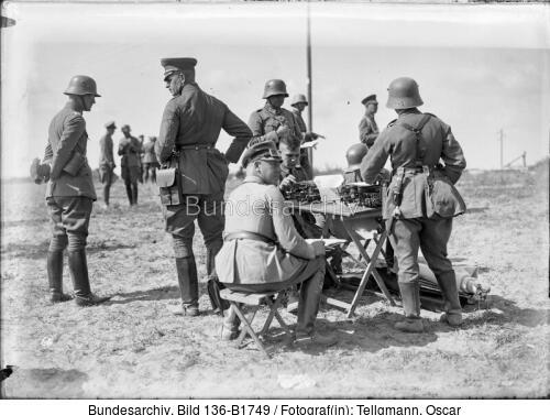 Reichswehrmanöver, Gefechtsstand