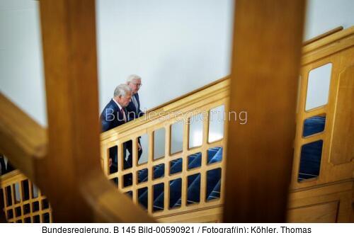 Bundespräsident Frank-Walter Steinmeier und Abdullah II. Ibn Al-Hussein, König des Haschemitischen Königreichs Jordanien 2025