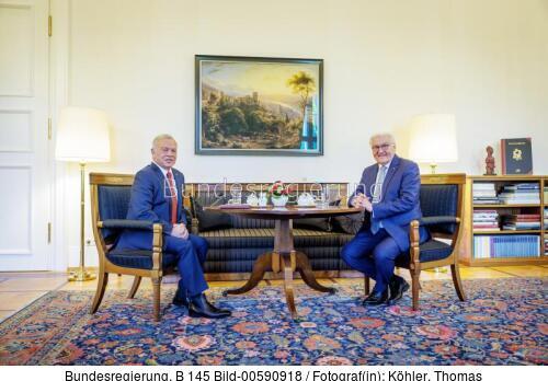 Bundespräsident Frank-Walter Steinmeier und Gespräch mit Abdullah II. Ibn Al-Hussein, König des Haschemitischen Königreichs Jordanien 2025