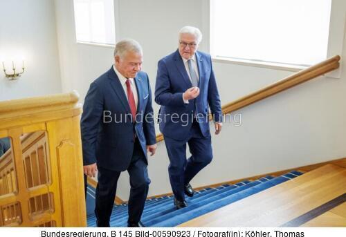 Bundespräsident Frank-Walter Steinmeier und Abdullah II. Ibn Al-Hussein, König des Haschemitischen Königreichs Jordanien 2025