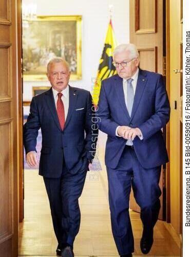 Bundespräsident Frank-Walter Steinmeier und Abdullah II. Ibn Al-Hussein, König des Haschemitischen Königreichs Jordanien 2025