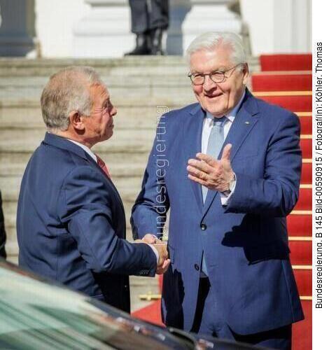 Bundespräsident Frank-Walter Steinmeier und Abdullah II. Ibn Al-Hussein, König des Haschemitischen Königreichs Jordanien 2025