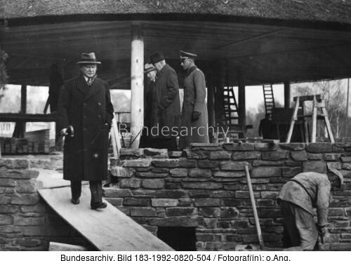 Dallgow, Olympisches Dorf, Baubesichtigung