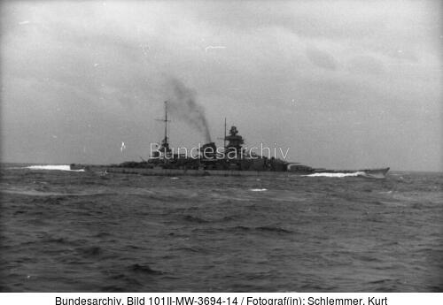 Ärmelkanal, Schlachtschiff "Scharnhorst"