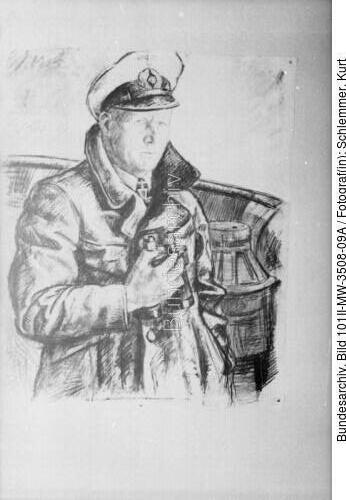 Zeichnung Kapitänleutnant Lehmann-Willenbrock