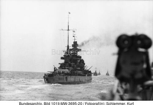 Ärmelkanal, Schlachtschiff "Scharnhorst"