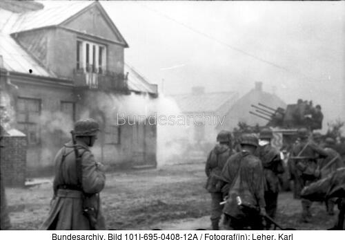 Warschauer Aufstand, Soldaten, Vierlingsflak