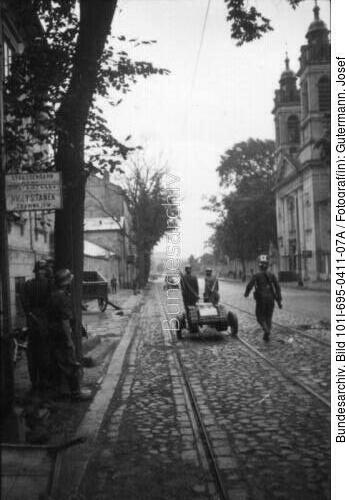Warschauer Aufstand, Soldaten mit Goliath