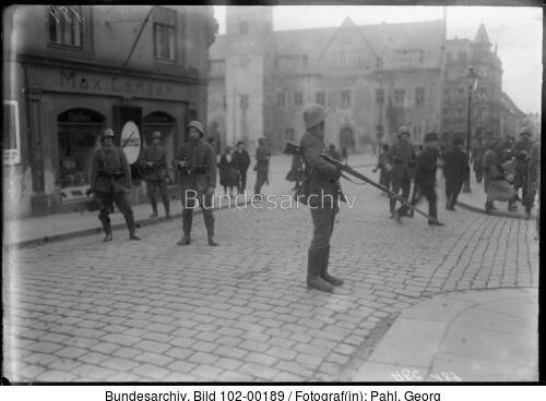 Freiberg, Reichswehreinsatz
