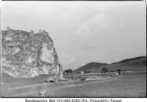 Slowakei, bei Porubka, Bergformation